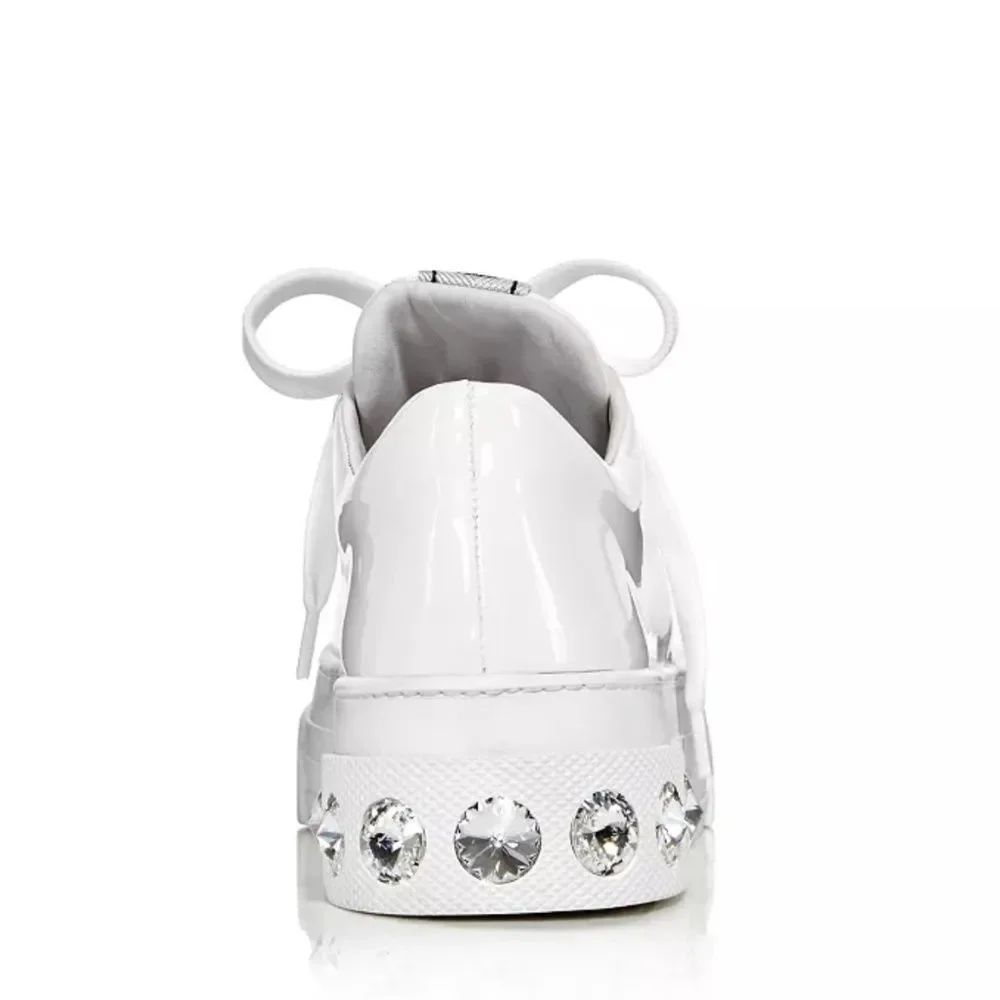 Miu Miu Women's Crystal Skate Sneakers NWB - Picture 5 of 5